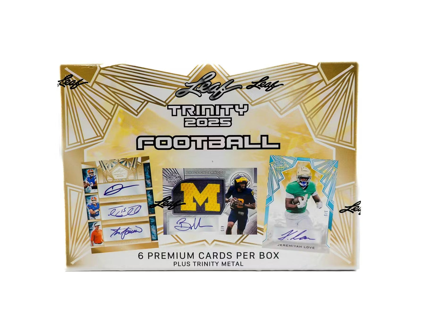 2025 Leaf Trinity Football Hobby Box