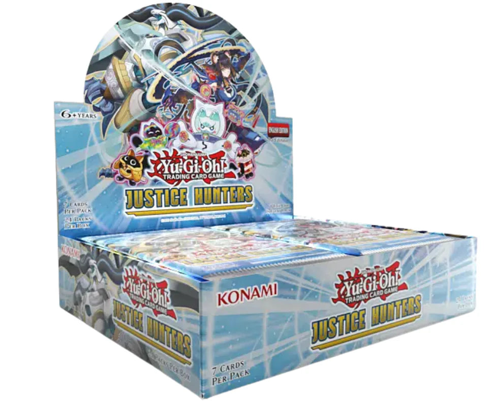 Yu-Gi-Oh! Justice Hunters — Booster Pack, Booster Box, Case