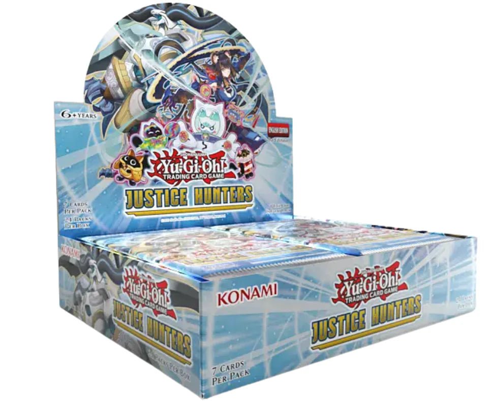 Yu - Gi - Oh! Justice Hunters — Booster Pack, Booster Box, Case - Konami