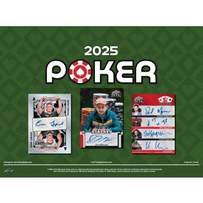 2025 Leaf Metal Poker Hobby Box - Leaf