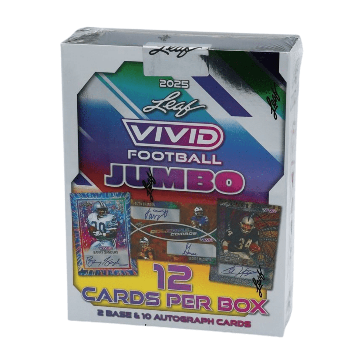 2025 Leaf Vivid Football Jumbo Box - Leaf