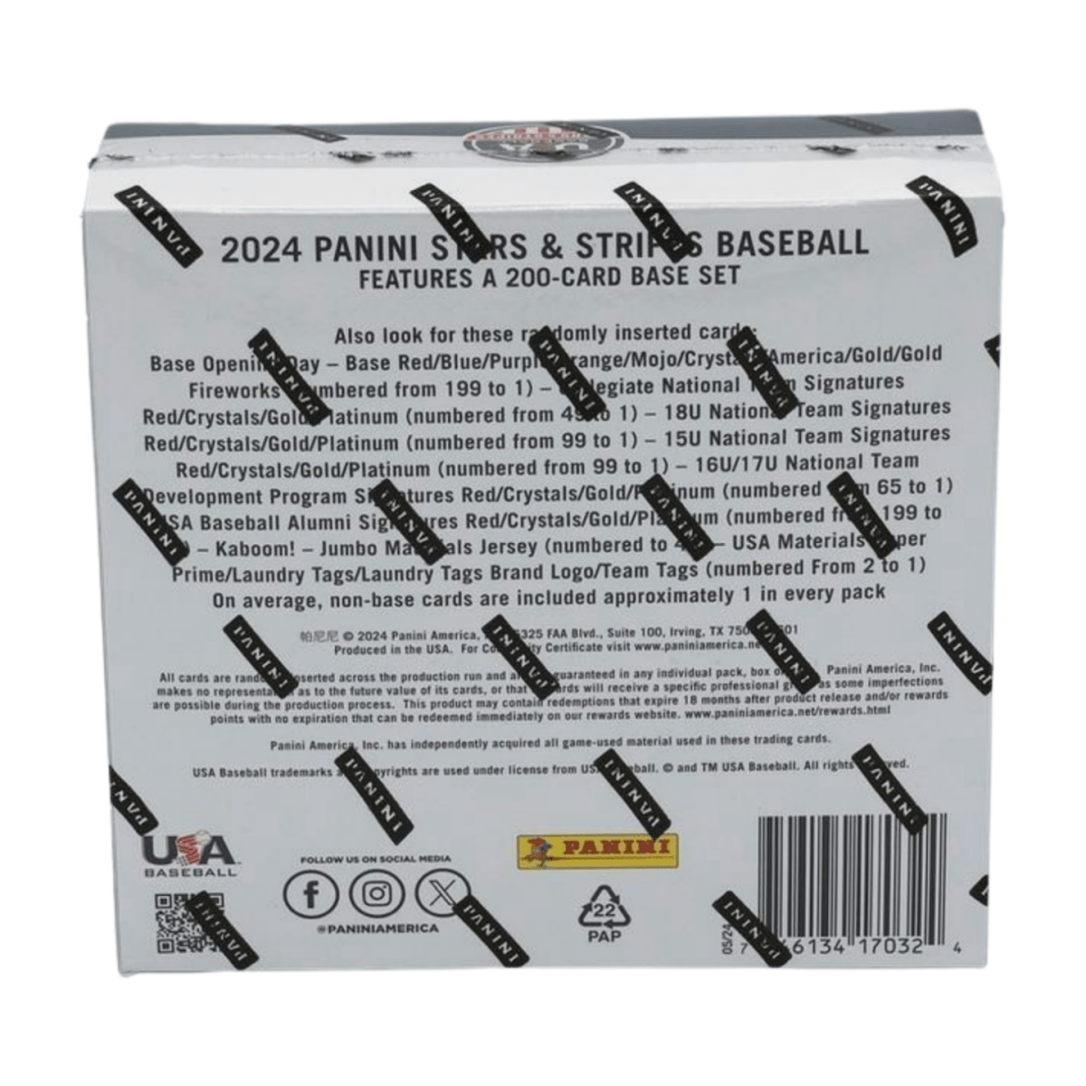 2024 Panini USA Stars & Stripes Baseball H2 Box - Panini