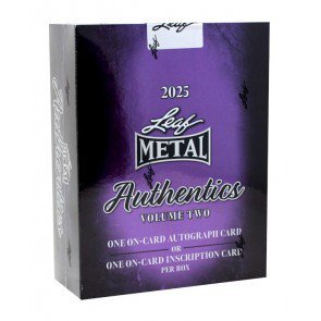 2025 Leaf Metal Authentics Volume 2 Hobby Box – TJT SPORTS