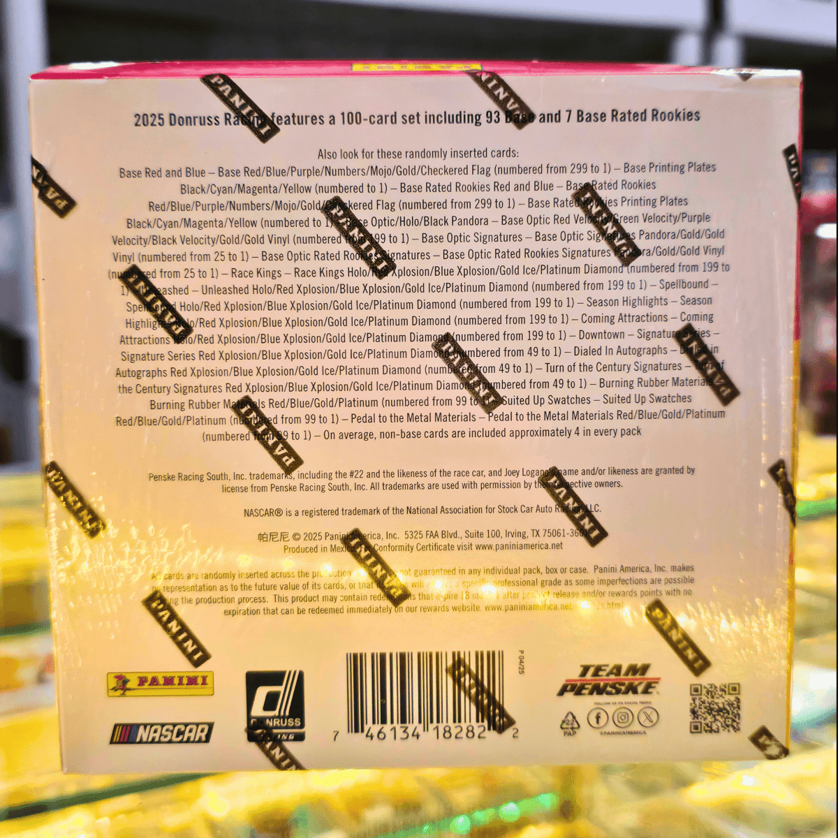 2025 Panini Donruss Racing Hobby Box - Panini