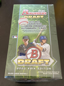 2020 Bowman Draft Asia Edition Hobby Box