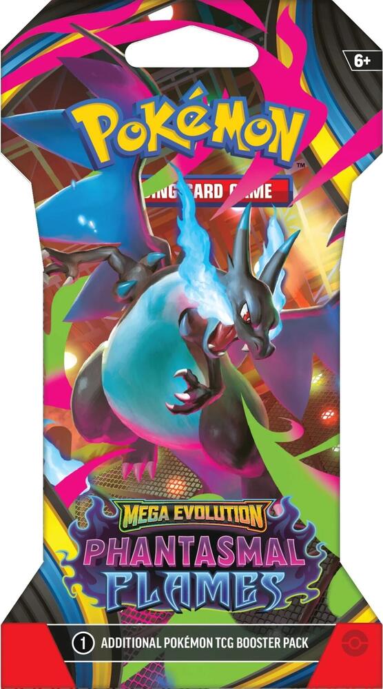 Pokémon Mega Evolution: Phantasmal Flames Sleeved Booster Pack (ME02) - The Pokémon Company