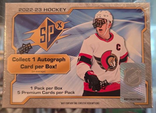 2022/23 Upper Deck SPx Hockey Hobby Box - TJT SPORTS
