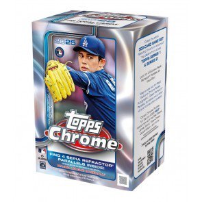 2025 Topps Chrome Baseball 7 - Pack Blaster Box - Topps