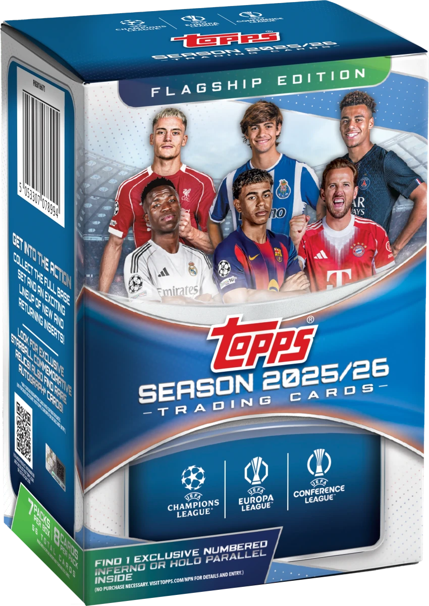 2025/26 Topps UEFA Club Competitions Soccer Blaster Box - Topps