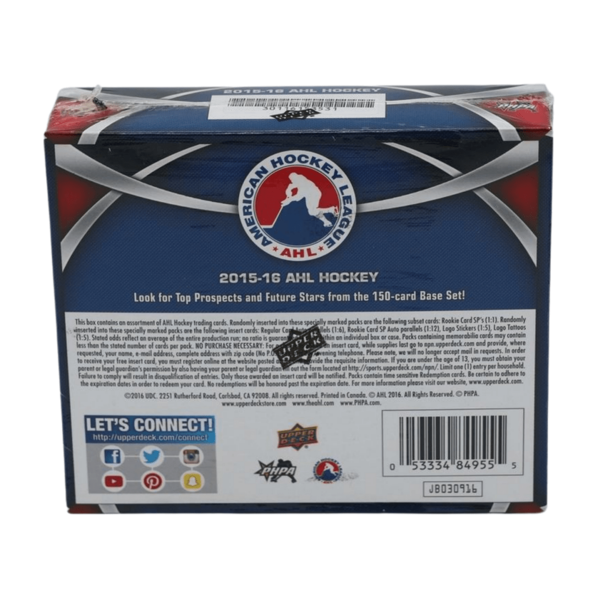 2015/16 Upper Deck AHL Hockey Hobby Box - Upper Deck