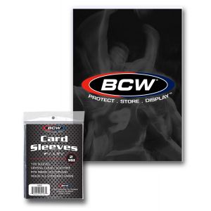 bcw standard card sleeves BCW 100 Standard Card Sleeves