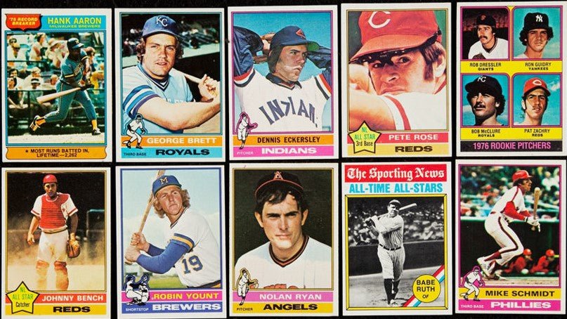 1976 TOPPS BASEBALL COMPLETE SET 1 - 660 OVERALL Ex Mint - Topps