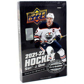 2021 - 22 Upper Deck Series 1 Hockey Hobby Box - Upper Deck