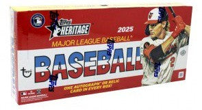 #1 BASEBALL PYT PICK YOUR TEAM! FULL CASE 12 BOXES 2025 TOPPS HERITAGE HOBBY ~ ALL CARDS SHIP TO TEAMS!