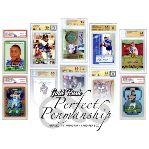 Gold Rush Perfect Penmanship Football Box