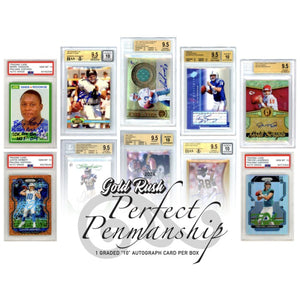 Gold Rush Perfect Penmanship Football Box