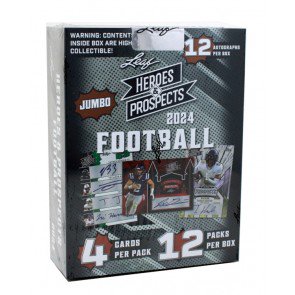 2024 Leaf Heroes & Prospects Football Jumbo Box