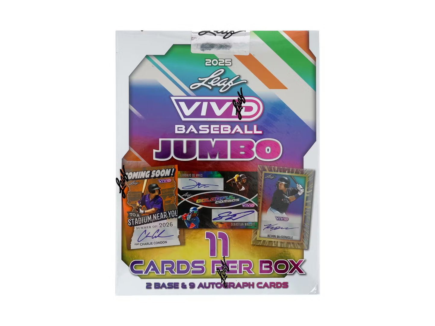 2025 Leaf Vivid Baseball Hobby Jumbo Box