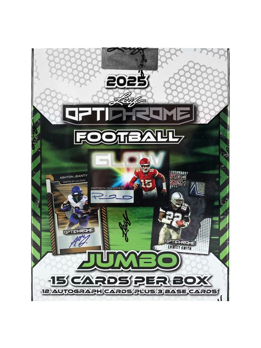 2025 Leaf Optichrome Football Jumbo Box