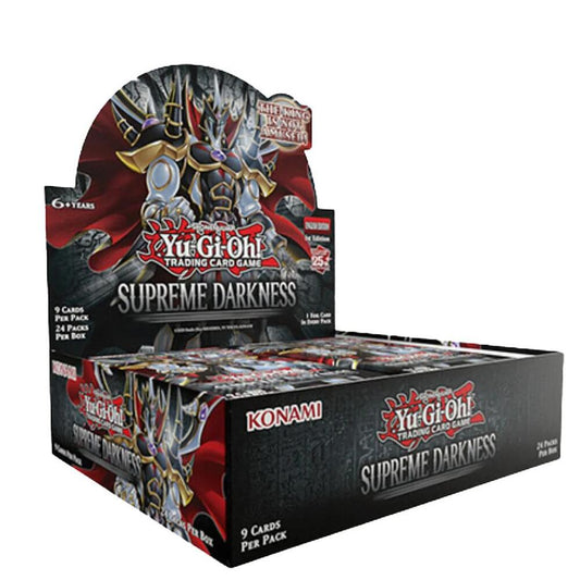 Yu-Gi-Oh! Supreme Darkness — Booster Pack, Booster Box, Case