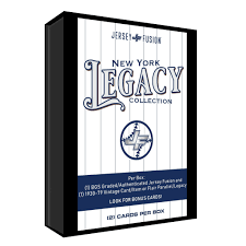 2025 Jersey Fusion New York Legacy Collection Baseball Hobby Box