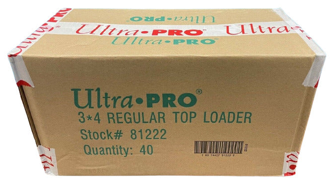 Ultra Pro Standard 3x4 Top Loader 25 Pack ~ 40 Pack Case ~ 1,000 Top Loaders
