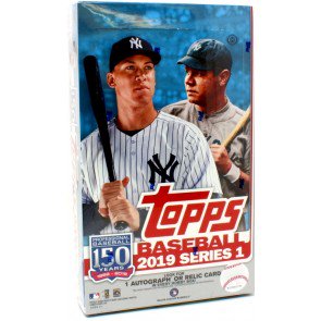 2019 Topps Series 1 Baseball Hobby Pack ~ Buy 24 packs for a sealed box