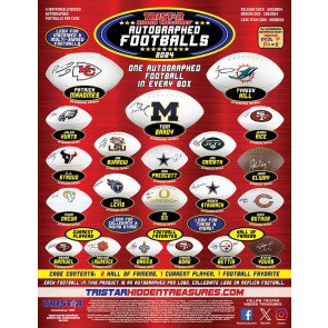 2024 Tristar Hidden Treasures Autographed Footballs Box
