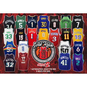 2023 Gold Rush Autographed Basketball Jersey Box