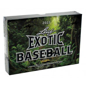 2023 Leaf Exotic Baseball Box