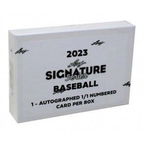 2023 Leaf Signature Series Baseball Hobby Box