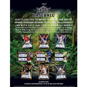 2023 Leaf Exotic Baseball Box