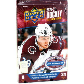 2020/21 Upper Deck Extended Series Hockey Hobby 12 Box Case