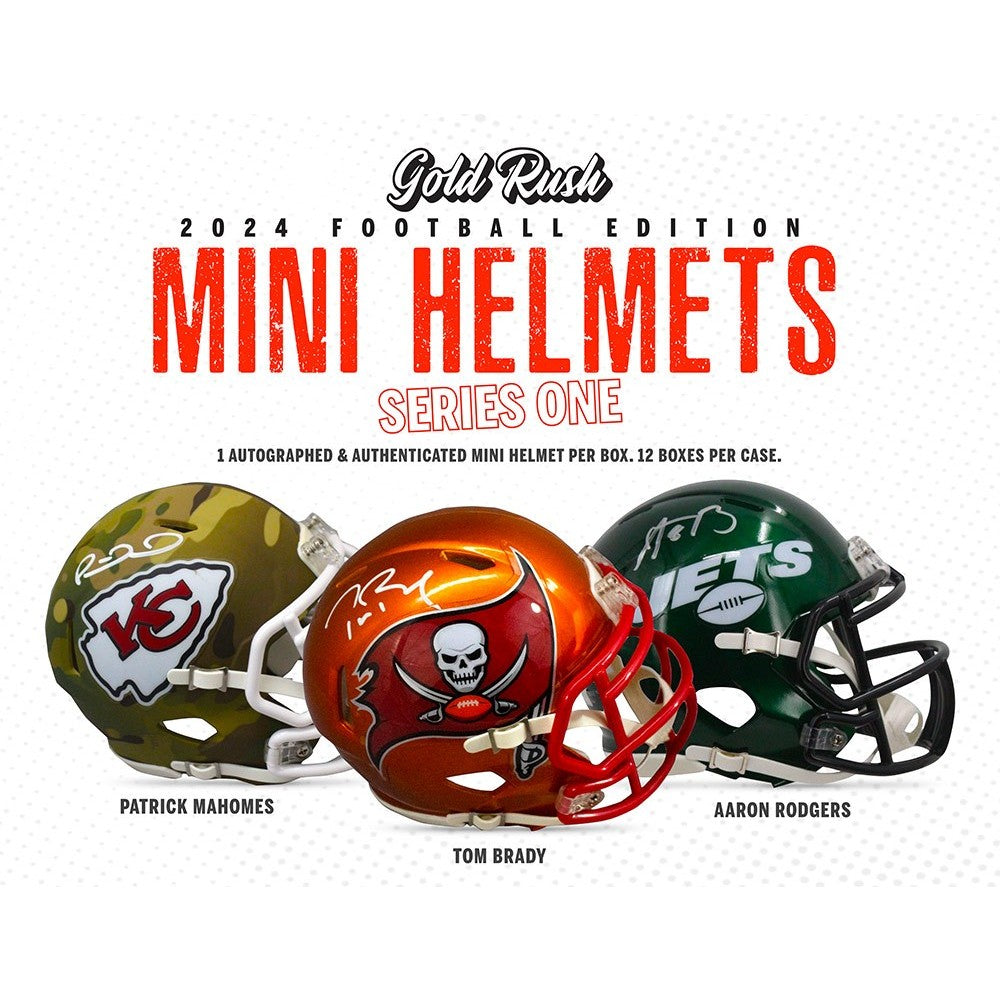 2024 Gold Rush Autographed Mini Helmet Football Edition Series 1