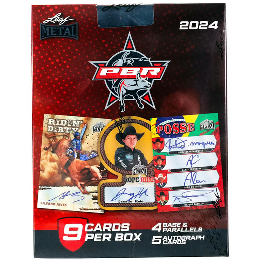2024 Leaf Metal PBR Professional Bull Riders Hobby Box