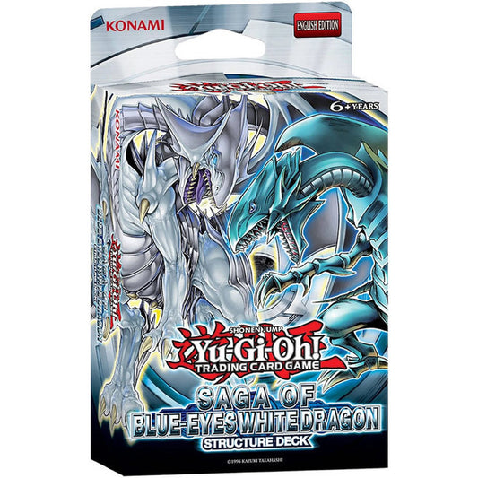 Saga of Blue-Eyes White Dragon - Unlimited — Single Deck, Display, Case