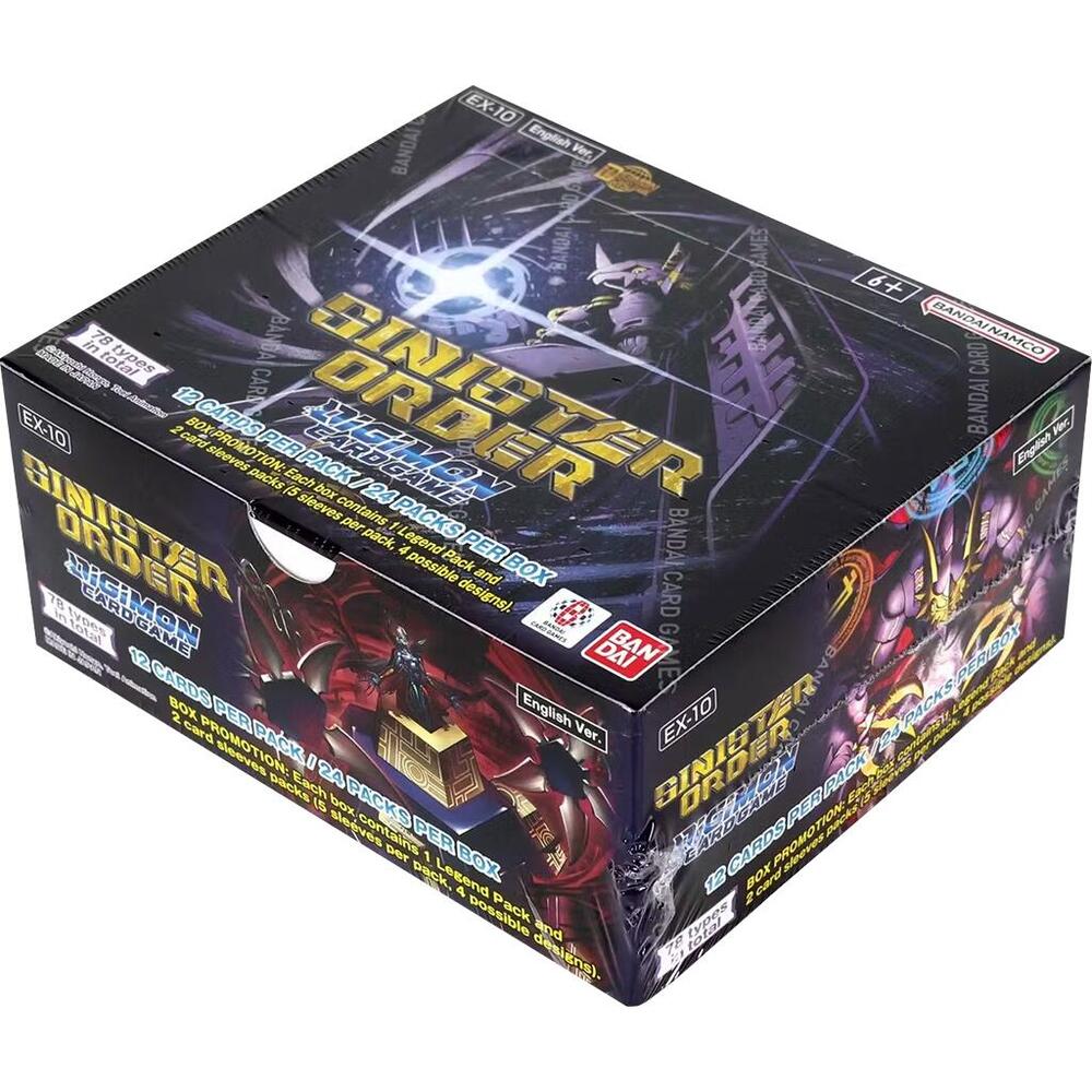 Digimon Card Game Sinister Order Booster Box (EX10) - Bandai