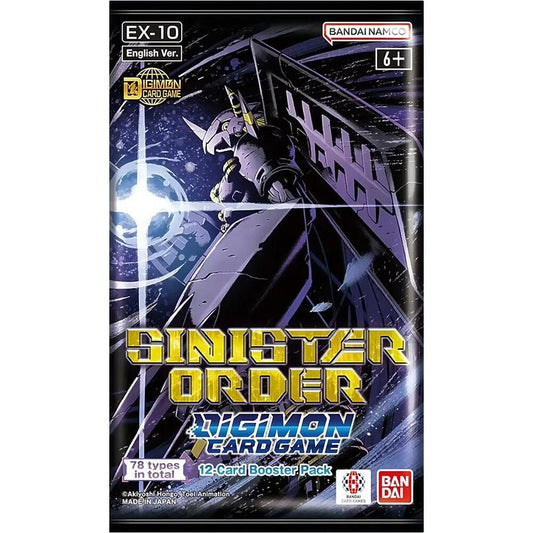 Digimon Card Game Sinister Order Booster Pack (EX10) - Bandai