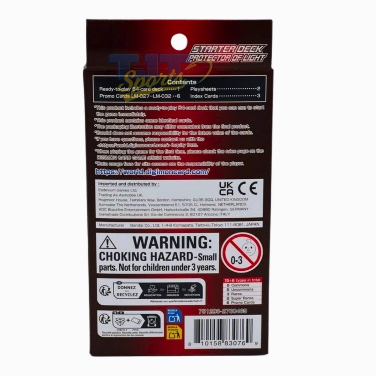 Digimon Card Game Starter Deck 20: Protector of Light (ST - 20) - Bandai