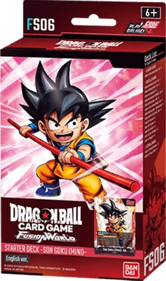 Dragon Ball Super Card Game: Fusion World Starter Deck – Son Goku (Mini) (FS06) - Bandai