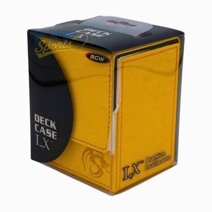 BCW Deck Case LX - Magnetic Leatherette Deck Box (Multiple Colors) - BCW