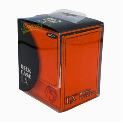 BCW Deck Case LX - Magnetic Leatherette Deck Box (Multiple Colors) - BCW