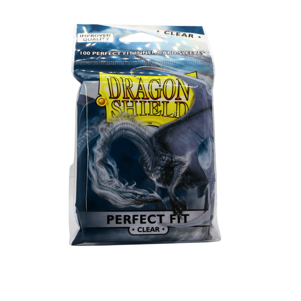 Dragon Shield Sleeves – Clear (100ct, Top - Loading) Perfect Fit - Dragon Shield