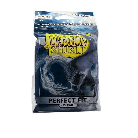 Dragon Shield Sleeves – Clear (100ct, Top - Loading) Perfect Fit - Dragon Shield