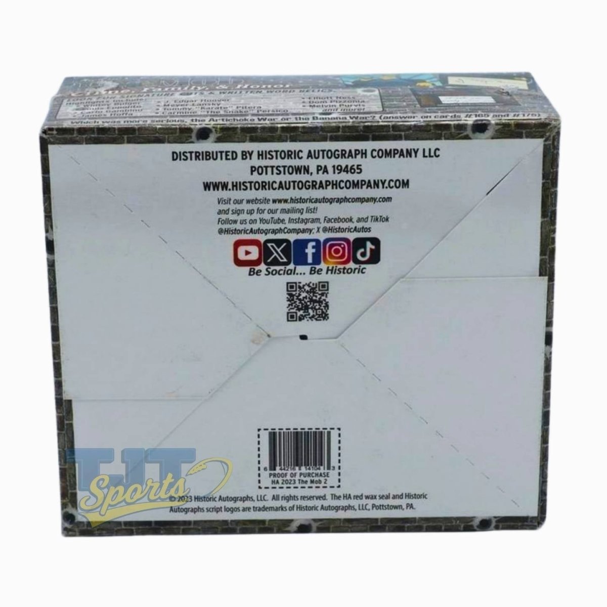 2023 Historic Autographs: the Mob 2 Hobby Box - Historic Autograph Company