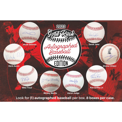 2023 Gold Rush Autographed Baseball Edition Box