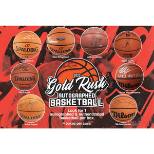 2023 Gold Rush Autographed Basketball Series Box