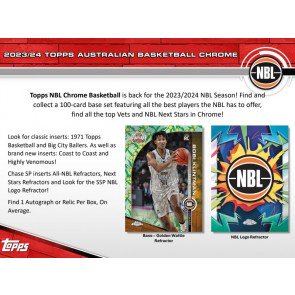 2023/24 Topps Chrome NBL Basketball Hobby Box