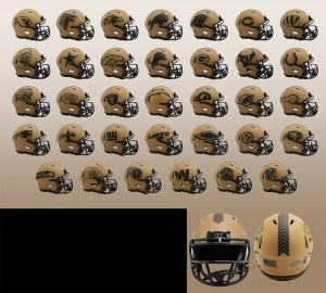 NFL Salute to Service Alternate Riddell 2023 NFL Speed Mini Football Helmet ~ Pick Your Team!