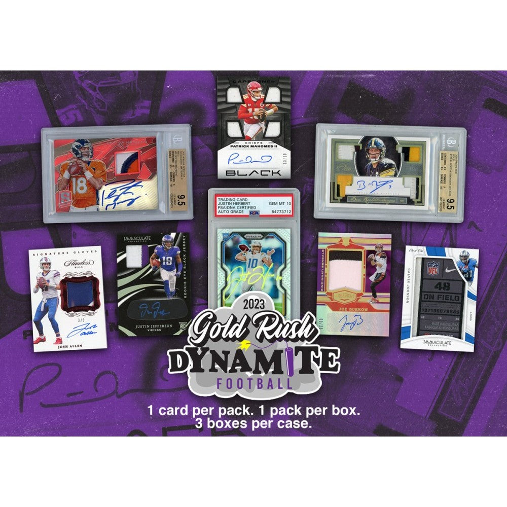 2023 Gold Rush Dynamite Football Box